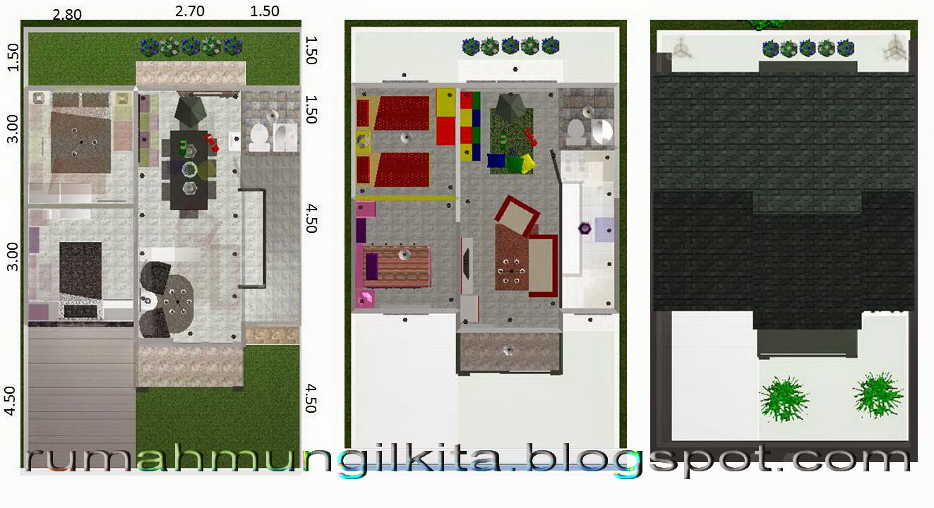 Renovasi Rumah Tipe 45 Tanah 84m2 2 Lantai 4 Kamar Tidur 2