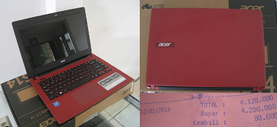 Jual Acer Aspire ES1-431-C9E7 Broadwell di Malang