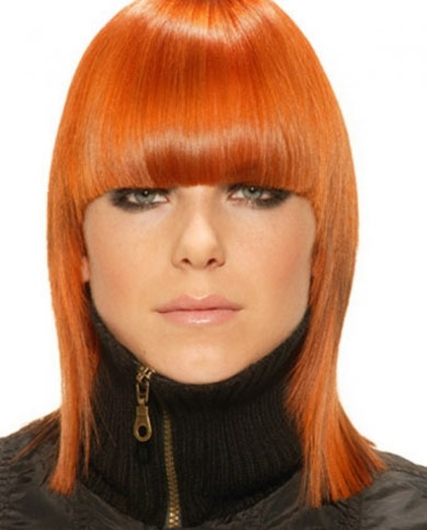 Medium Red Hair Style 2014