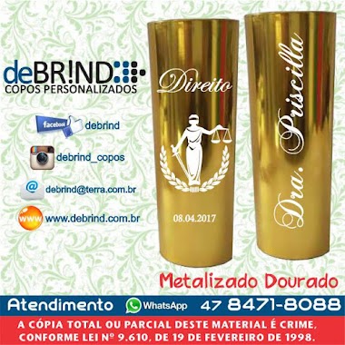 COPOS PERSONALIZADOS DIREITO LONG DRINK 