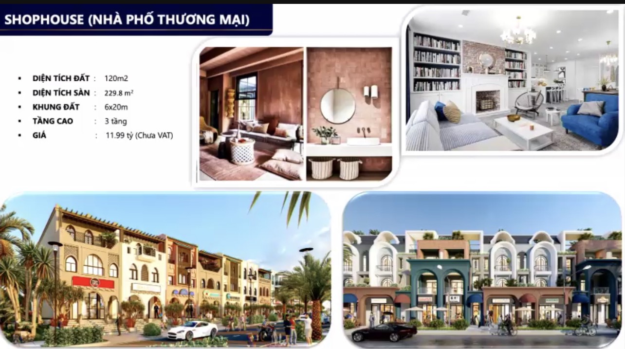 Mở bán dự án NovaWorld Mũi Né Marina City Phan Thiết Bình Thuận - biệt thự liền kề shophouse