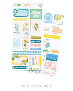 Flower Market Cardstock Stickers