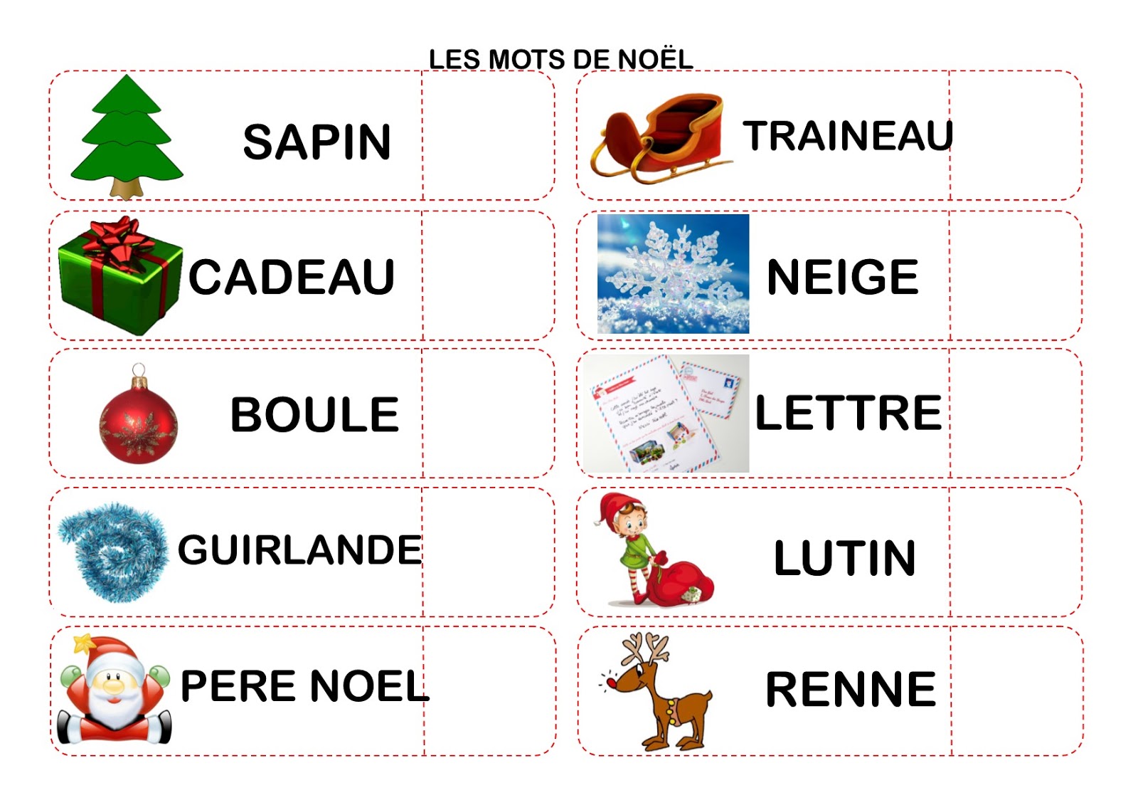 Les mots de Noël - Géniepublication