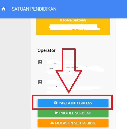 Cara Cetak Surat Pernyataan Pakta Integritas Data 