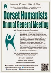 Dorset Humanists AGM 2014 poster