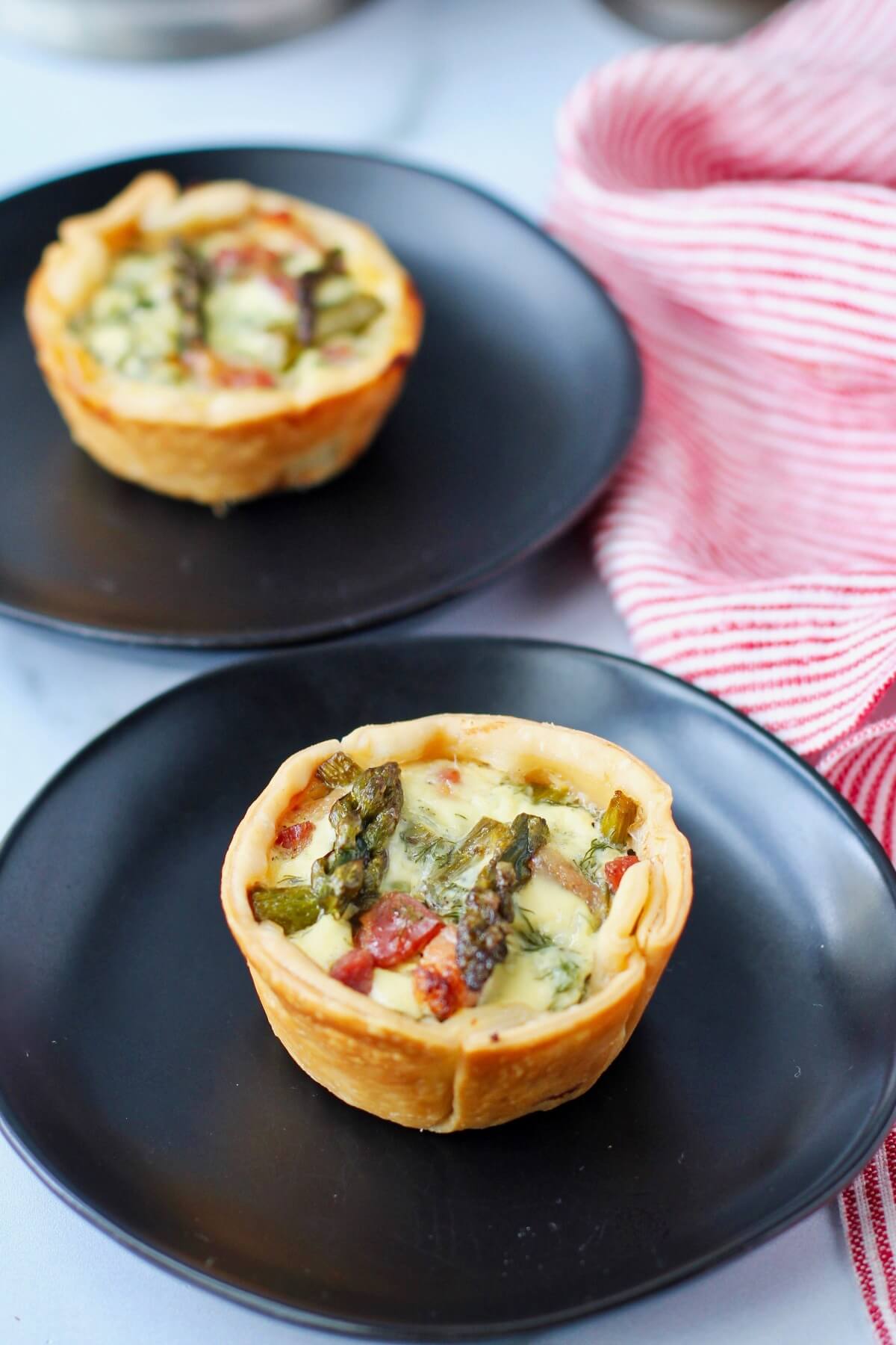 Asparagus tart appetizers