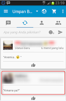 Cara memblokir feed teman di bbm android