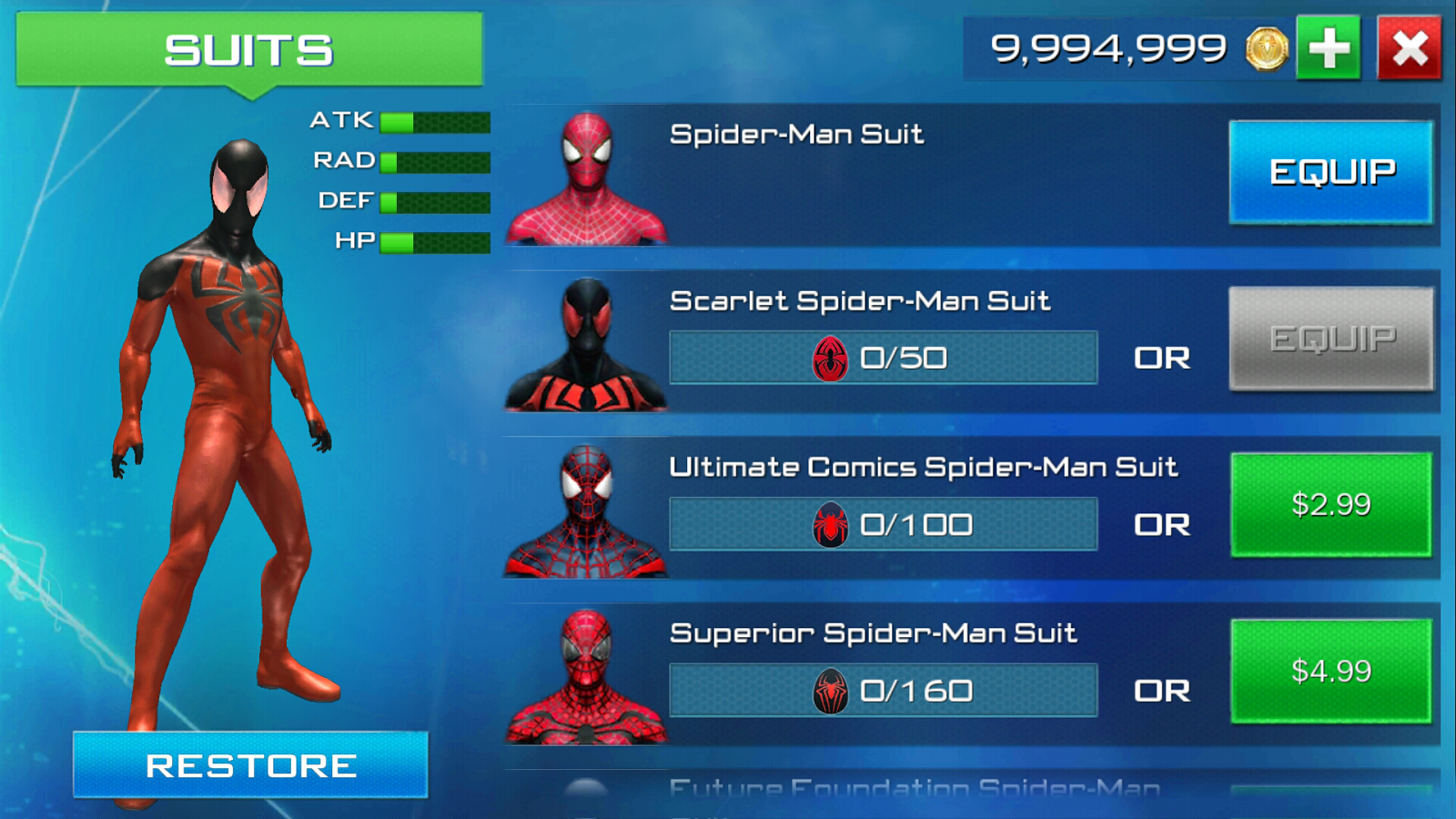 The Amazing Spider Man 2 v1.2.2f Mod Full APK   DATA Unlimited Money For Android Terbaru 