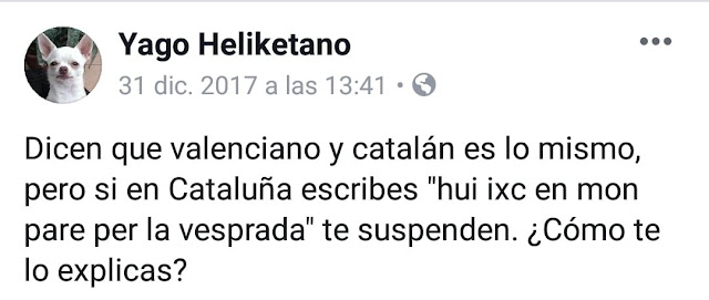 Hui ixc en mon pare per la vesprada