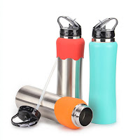 Stainless Steel Vacuum Sports Bottle with Sucker