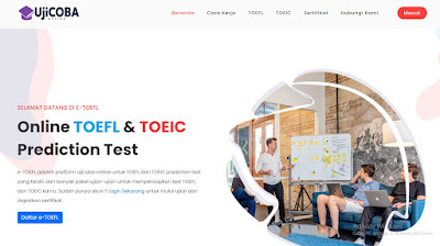 Source Code TOEFL dan TOEIC Online Berbasis Web