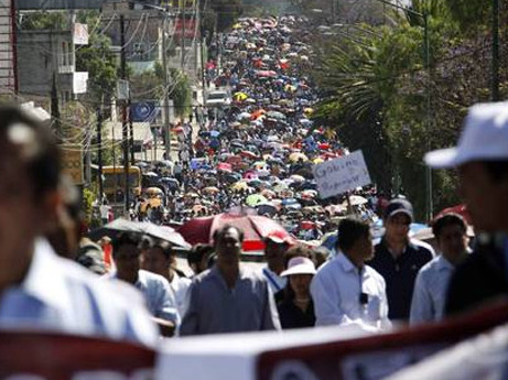 Comienzan segunda semana del paro de maestros en Oaxaca