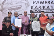 Pameran Karikatur Resmi Ditutup Polda Jambi dan Sespim Lemdiklat Polri