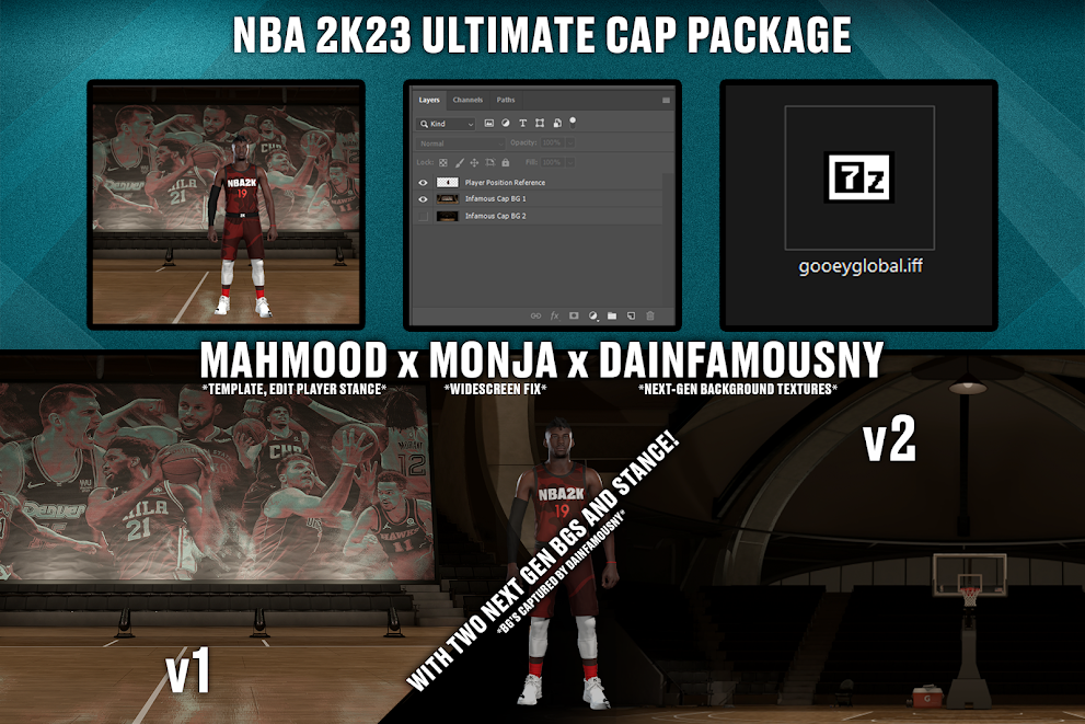Ultimate CAP Package by Mahmood, Monja, and DaInfamousNY | NBA 2K23