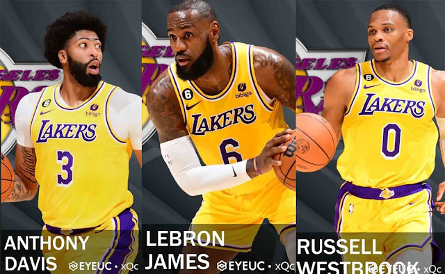 NBA 2K23 Los Angeles Lakers 22-23 Portraits