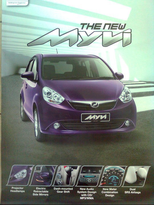 perodua myvi 2011 model. New Perodua MYVI 2011