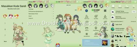 Download Tema Line Anime Love Live