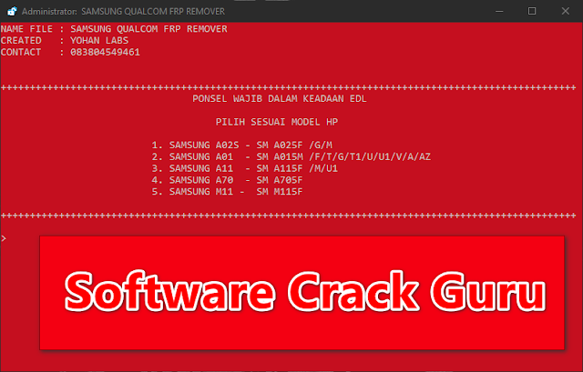 Samsung Qualcomm FRP Tool By Yohan Raw Programs Free Download - 2021