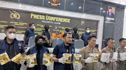 Terbesar, Polresta Jambi Ungkap 52,4 Kilogram Sabu Jaringan International Dari Malaysia 