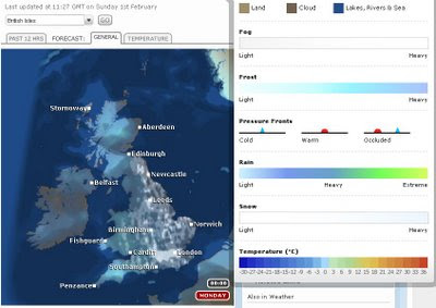 BBC Weather - Revamp New Maps Legend