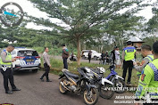 POLRES PAGAR ALAM BERIKAN EFEK JERA KEPADA PEMBALAP LIAR.