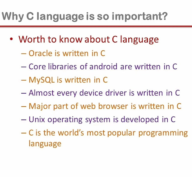 Importance of c language