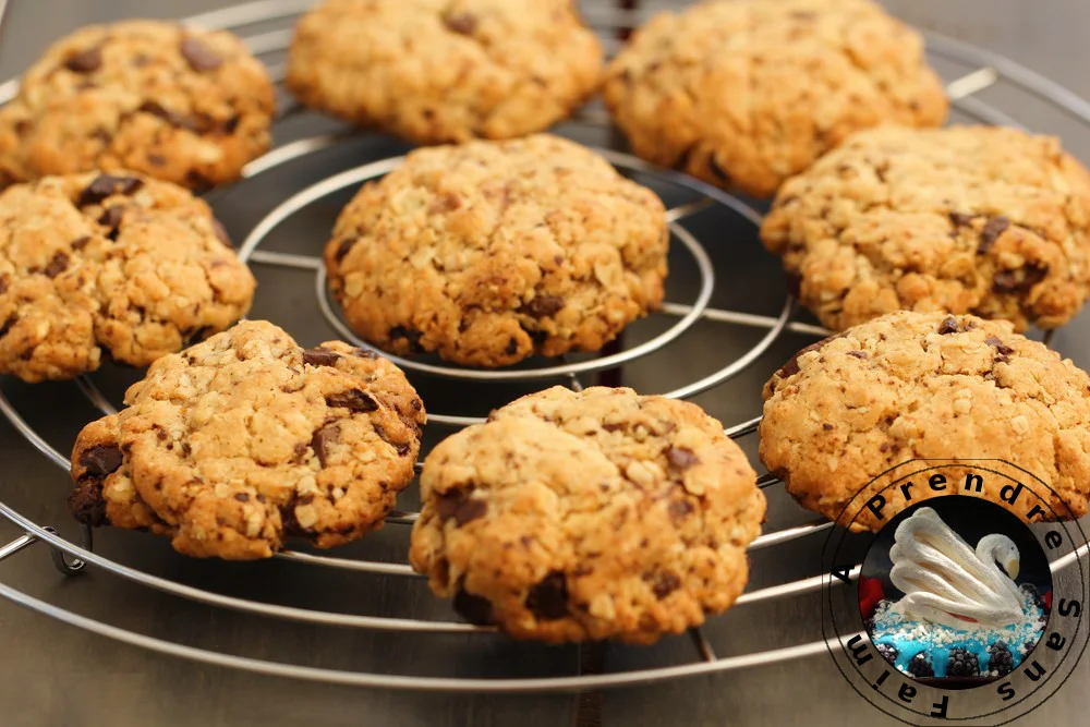 Cookies au riz complet et avoine