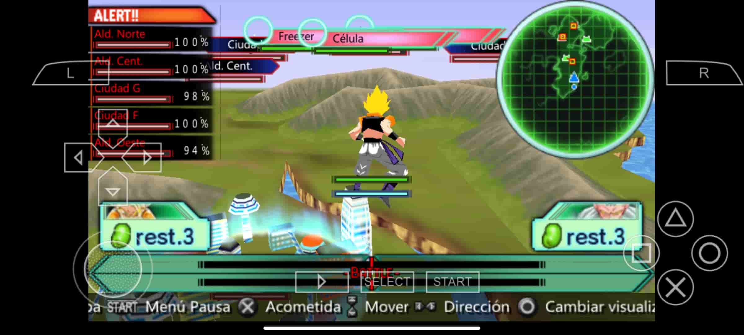 Dragon Ball Z Shin Budokai 6 PPSSPP Download (Highly Compressed)