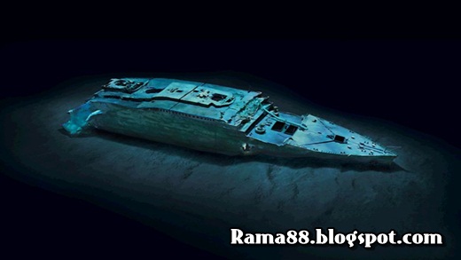 foto kapal titanic setelah satu abad