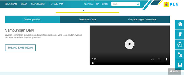 cara tambah daya listrik pln secara online