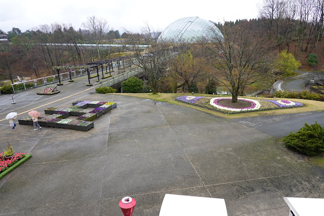 鳥取県西伯郡南部町鶴田 とっとり花回廊 エントランス展示