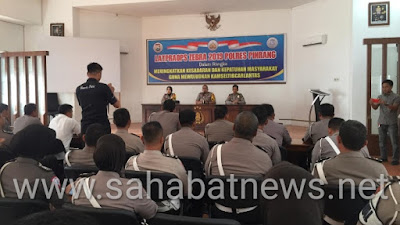 Hari Pertama Operasi Zebra 2019,  Satlantas Polres Pinrang Gelar Latpraops Zebra