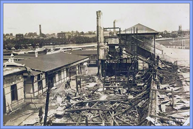 Hurst Park Racecourse After An Arson Attack By Kitty Marion and Clara Giveen in 1913