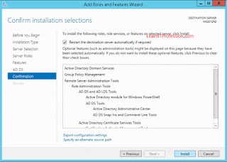 how to install and configure adds on windows server 2016