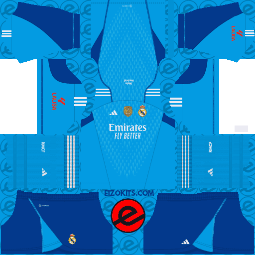Real Madrid CF Kits 2023-2024 Released Adidas - DLS2019 Kits (Goalkeeper Home)