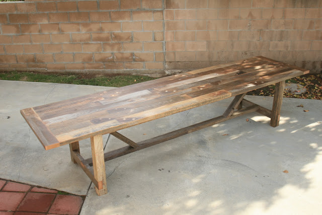 arbor exchange reclaimed wood furniture: 12 foot outdoor