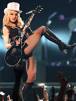 Madonna durante o show