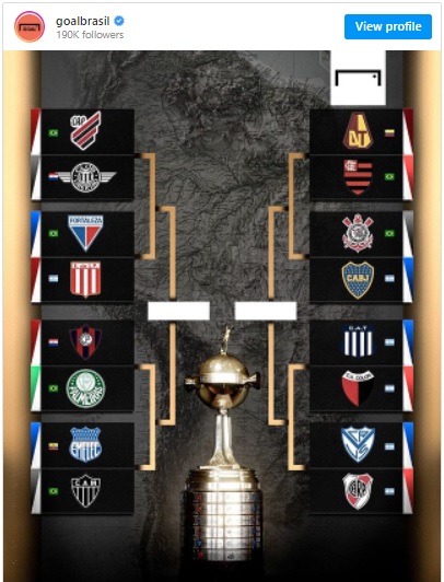 CONMEBOL Libertadores on X: 📌🏆 Tabela definida! Os 1⃣6⃣ jogos