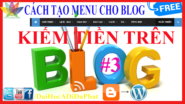 Hướng dẫn cách tạo Menu ngang cho blogger 