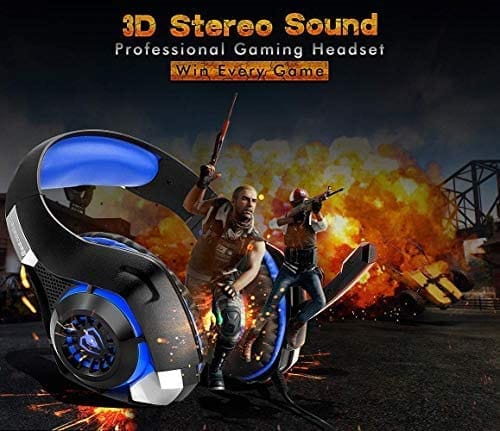 Beexcellent Gaming Headset for PS4 Xbox One PC