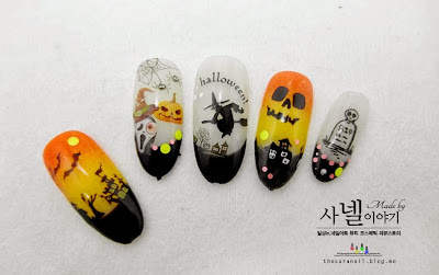 Halloween water decals