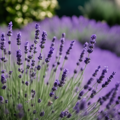 blühender lavendel