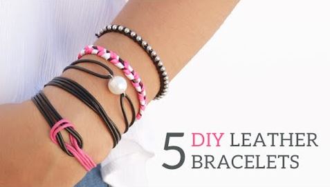 5 Easy Thin Leather Cord Bracelets to Wear All at Once! / The Beading Gem