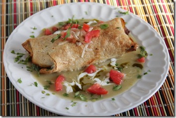 Baked Chicken Chimichangas 1