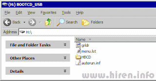 Hiren's Boot CD Dengan Usb Flash Disk