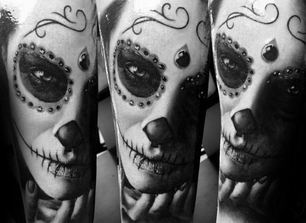 Tatuagem Catrina - 30 ideias para se inspirar