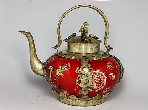 Ancient Asian teapots