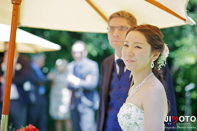 北野ガーデンの結婚式撮影