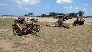 D-Day Reenactment at Conneaut Ohio, German 88 