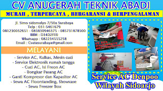 Service AC Denpoo Wilayah Sidoarjo 